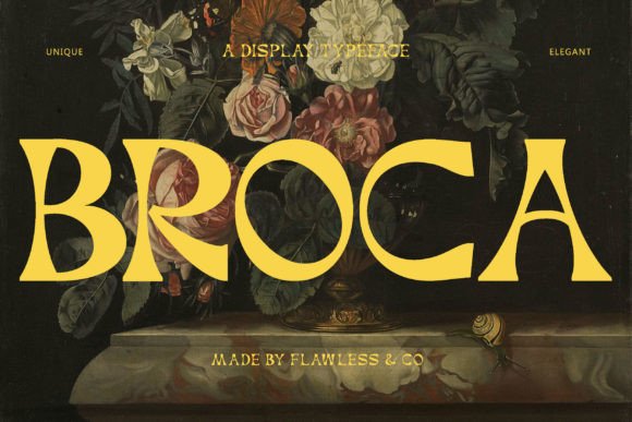 Broca: A Retro Bohemian Font for Modern Design