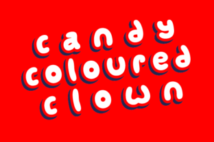 Candy Coloured Clown: A Playful Font for Vibrant Design