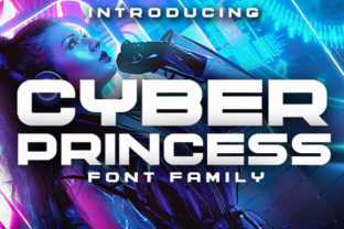 Cyber Princess: A Futuristic Font for Modern Design