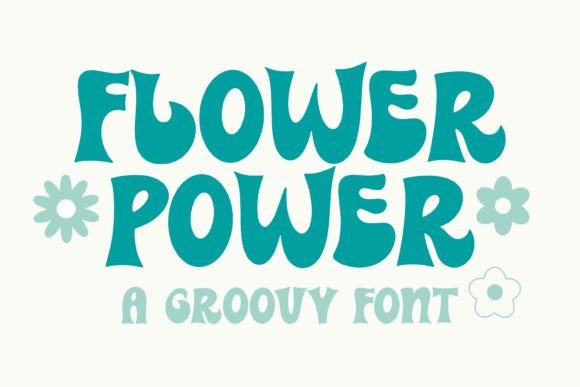 Flower Power: A Groovy Retro Font for Modern Impact