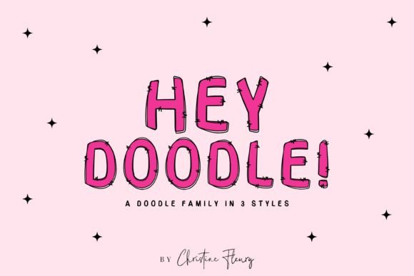 Hey Doodle: A Versatile Font for Creative Projects