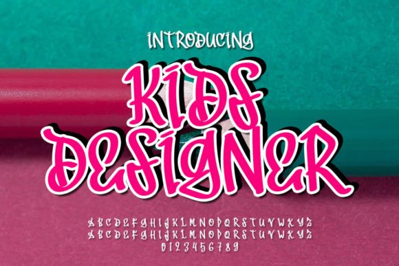 Kids Designer: A Font for Joyful and Modern Visuals