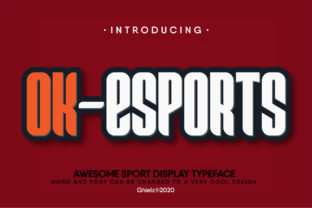 Ok-Esports: The Bold Display Font for Modern Design