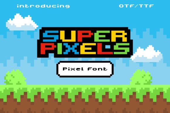 Super Pixels: The Ultimate Retro Font for Modern Design
