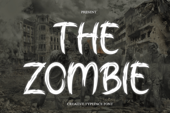 The Zombie Font: A Modern Brush Typeface for Creative Projects